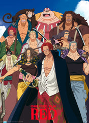 Gbeye GBYDCO197 One Piece Red Hair Pirates Affiche Poster 38x52cm | yourdeclineoration.com