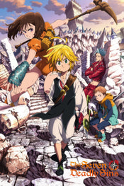 Gbeye The Seven Deadly Sins Key Art 2 Affiche 61X91 5cm | yourdeclineoration.com