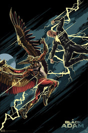 gebeye gbydco071 dc comics black adam vs hawkman affiche poster 61x91 5cm | yourdeclineoration.com