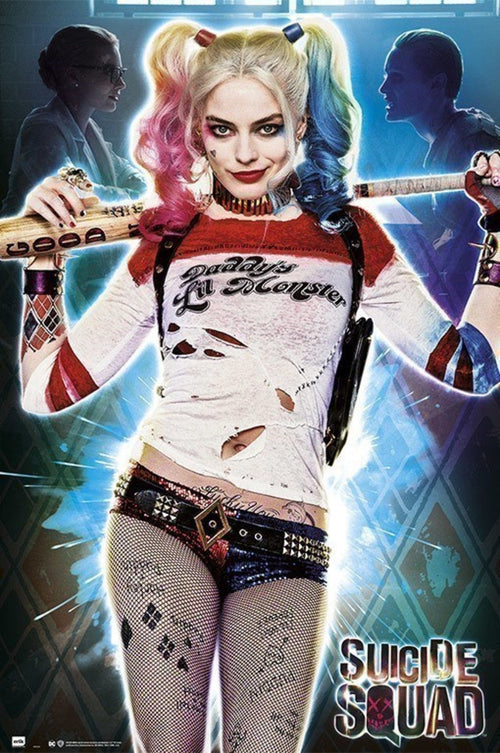 Grupo Erik GPE5093 Suicide Squad Harley Quinn Daddys Lil Monster Affiche 61X91,5cm | yourdeclineoration.com