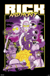 Grupo Erik GPE5235 Rick And Morty Characters Affiche 61X91,5cm | yourdeclineoration.com