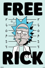 Grupo Erik GPE5251 Rick And Morty Free Rick Affiche 61X91,5cm | yourdeclineoration.com