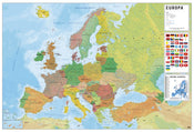 Grupo Erik GPE5443 Physical Political Map Of Europe Ita Affiche 91,5X61cm | yourdeclineoration.com