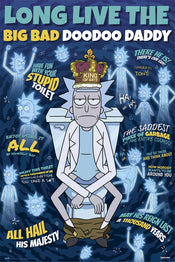Grupo Erik GPE5448 Rick And Morty Doodoo Daddy Affiche 61X91,5cm | yourdeclineoration.com