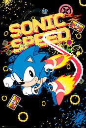 Grupo Erik GPE5489 Sonic Speed Affiche 61X91,5cm | yourdeclineoration.com