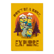 Grupo Erik Gpe5602 Affiche Art Minions Don T Be Bore Explore | yourdeclineoration.com