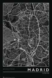 Grupo Erik Gpe5635 Madrid City Map Affiche Poster 61x91 5cm | yourdeclineoration.com