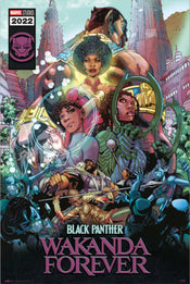 grupo erik gpe5719 marvel black panther wakanda forever comic affiche poster 61x91-5 cm | yourdeclineoration.com