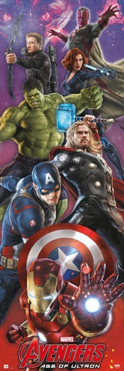 Grupo Erik PPGE8005 Marvel Avengers Age Of Ultron Affiche 53X158cm | yourdeclineoration.com