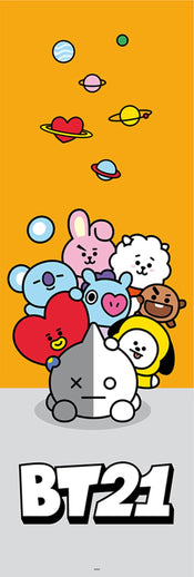 Grupo Erik PPGE8082 Bt21 Characters Affiche 53X158cm | yourdeclineoration.com