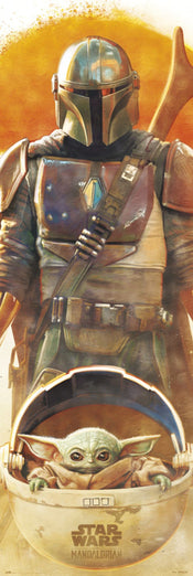 Grupo Erik PPGE8083 Star Wars The Mandalorian Affiche 53X158cm | yourdeclineoration.com