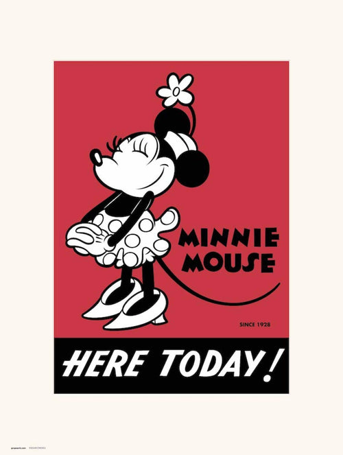 Grupo Erik Disney Minnie 90 Affiche Art 30X40cm | yourdeclineoration.com