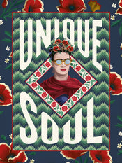 Grupo Erik Frida Kahlo Unique Soul Affiche Art 30X40cm | yourdeclineoration.com