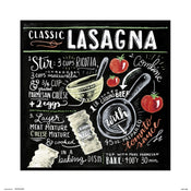 Grupo Erik Lily And Val Classic Lasagna Affiche Art 30X30cm | yourdeclineoration.com