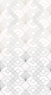 Komar Coquilles Blanches Papier Peint Intissé 150x280cm 3 bandes | yourdeclineoration.com