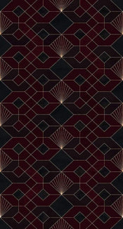 Komar Coquilles Rouges Papier Peint Intissé 150x280cm 3 bandes | yourdeclineoration.com
