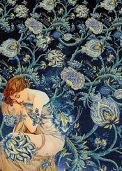 Komar Femme d'Or Papier Peint Intissé 200x280cm 4 bandes | yourdeclineoration.com