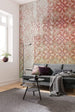 Komar Art Nouveau Rouge Papier Peint Intissé 250x280cm 5 bandes ambiance | yourdeclineoration.com