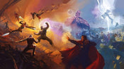 Komar Avengers Epic Battles Two Worlds Papier Peint Intissé 500x280cm 10 bandes | yourdeclineoration.com
