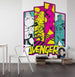 Komar Avengers Flash Papier Peint Intissé 200x280cm 4 bandes ambiance | yourdeclineoration.com