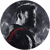 Komar Avengers Painting Thor Papier Peint Adhésif 125x125cm Rond | yourdeclineoration.com