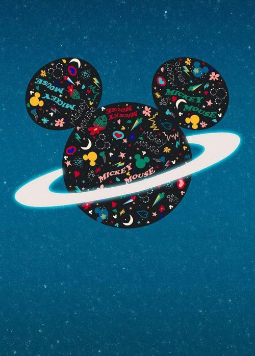 Komar Planet Mickey Papier Peint Intissé 200x280cm 4 bandes | yourdeclineoration.com