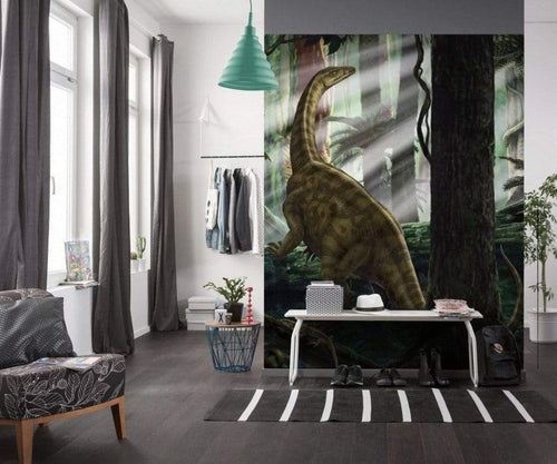 Komar Riojasaurus Forest Papier Peint Intissé 250x280cm 5 bandes ambiance | yourdeclineoration.com