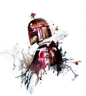 Komar Star Wars Watercolor Boba Fett Papier Peint Intissé 250x280cm 5 bandes | yourdeclineoration.com