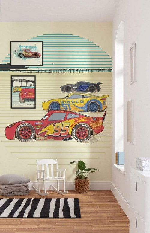 Komar Cars Lightning McQueen affiche art 40x30cm Interieur | yourdeclineoration.com