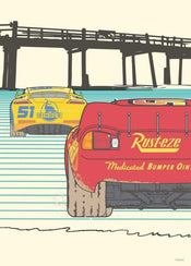 Komar Cars Strengthen Together affiche art 50x70cm | yourdeclineoration.com