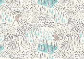 Komar Intisse Papier Peint Iadx8 057 Bambi Woodland | yourdeclineoration.com