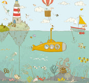 Komar Intisse Papier Peint Iax6 0014 Sealife | yourdeclineoration.com