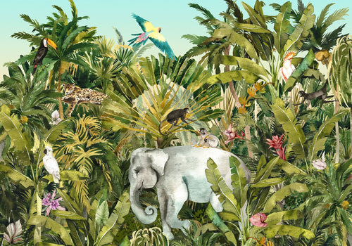 Komar Intisse Papier Peint Iax8 0002 Jungle Expedition | yourdeclineoration.com