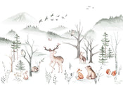 Komar Intisse Papier Peint Iax8 0034 Cozy Woods | yourdeclineoration.com