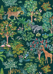 Komar Intisse Papier Peint Inx4 055 Happy Jungle | yourdeclineoration.com