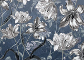Komar Intisse Papier Peint X7 1041 Merian Blue | yourdeclineoration.com