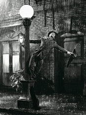 Liby  Gene Kelly singing in the Rain affiche art 50x70cm | yourdeclineoration.com