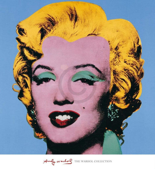 Andy Warhol  Shot Blue Marilyn affiche art 65x71cm | yourdeclineoration.com