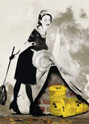 Edition Street  Behind the curtain affiche art 50x70cm | yourdeclineoration.com