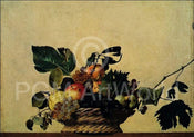 Caravaggio  Cesto di frutta affiche art 80x56cm | yourdeclineoration.com