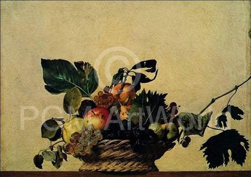 Caravaggio  Cesto di frutta affiche art 80x56cm | yourdeclineoration.com