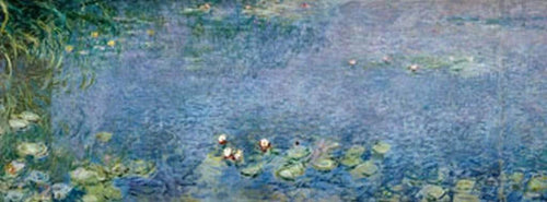 Claude Monet  Seerosen I affiche art 138x51cm | yourdeclineoration.com
