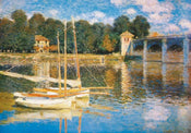 Claude Monet  Le pont d'Argenteuil affiche art 98x68cm | yourdeclineoration.com