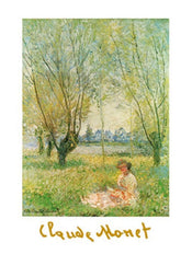 Claude Monet  Donna sotto i salici affiche art 60x80cm | yourdeclineoration.com