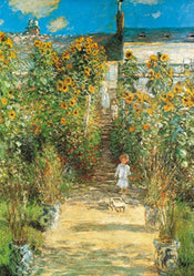 Claude Monet  Il giardino di Monet affiche art 70x100cm | yourdeclineoration.com