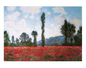 Claude Monet  Campo di papaveri affiche art 50x40cm | yourdeclineoration.com