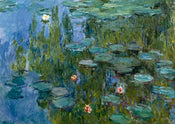 Claude Monet  Seerosen affiche art 29.7x21cm | yourdeclineoration.com
