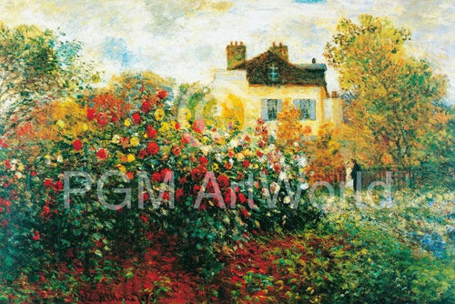 Claude Monet  The Artist's Garden affiche art 100x70cm | yourdeclineoration.com