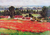 Claude Monet  Field of Poppies affiche art 100x70cm | yourdeclineoration.com