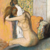 Edgar Degas  Frau nach dem Bade affiche art 80x60cm | yourdeclineoration.com
